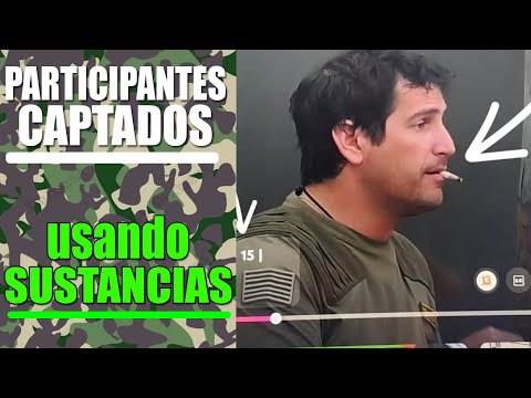 PARTICIPANTES son captados consumiendo SUSTANCIAS / palabra de honor