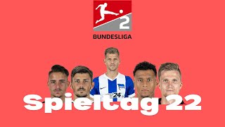 2. Bundesliga Spieltag 22