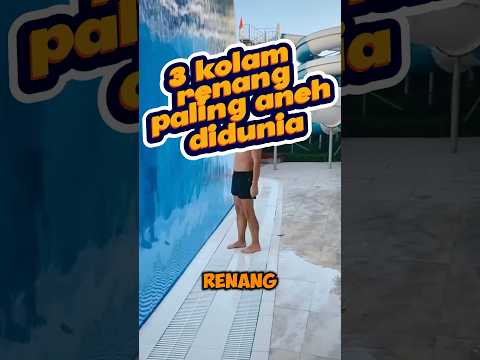 3 kolam renang paling aneh didunia #shorts