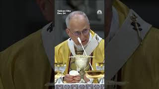 Pope Leo leads Christmas Eve mass at St. Peter’s