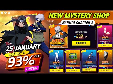 25 JANUARY NEXT MYSTERY SHOP FREE FIRE | FREE FIRE NEW EVENT | FF NEW EVENT | FF UPCOMING EVENT