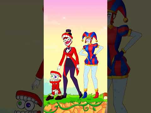 Will Zombie Jax x Pomni choose to go Heaven or Help Disable MrBeast? #funny #shorts