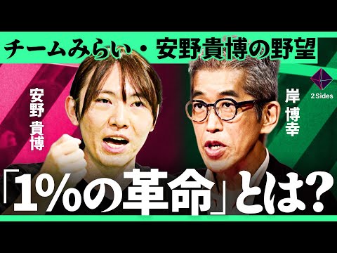 「自民党内で暴れるのが目的」消費税15%で賃金アップ、社会保障改革、政治資金の可視化、AI活用...参院選出馬の真意【チームみらい安野貴博×岸博幸/加藤浩次】2Sides