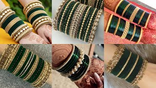Green Bangle Design | Green Chudiyan Design | Green Color Bangles Set Design | Bangle Set Collection