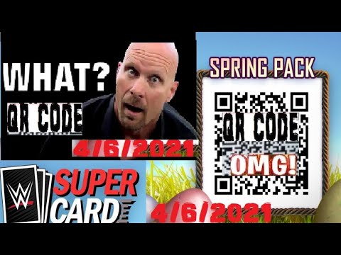 wwe supercard qr codes 2020