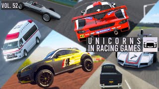 20 Cars You RARELY See in Games - Unicorns in Racing Games (Volume 52)