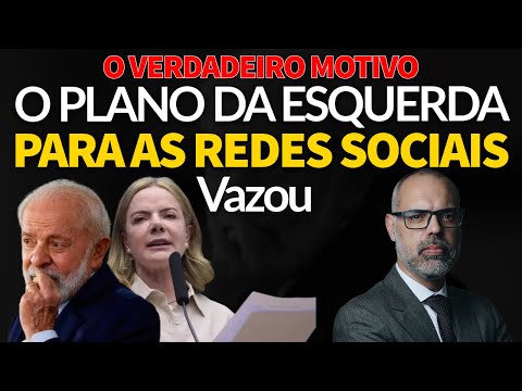 VAZOU! Esse é o motivo da esquerda querer regular as redes sociais