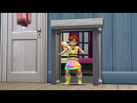 Toddlers can use dog doors in The Sims 4... #shorts