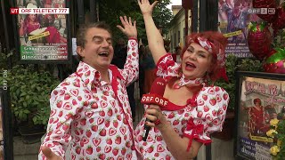 Erdbeerfest zur Einweihung des neuen Schanigartens im Schönbrunner Stöckl & Präsentation Sommerbühne