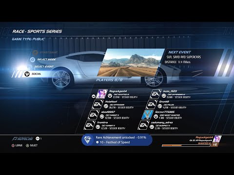 Need For Speed Hot Pursuit Remastered - Festival of Speed Achievement (Trophy)