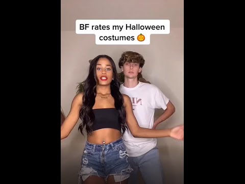 BF Rates my SEXY Halloween Costumes #shorts #halloween2022 #costumeideas #reaction #haulvideo