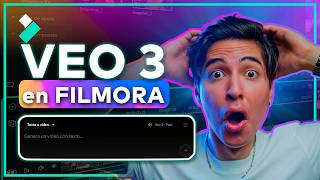 ¡Así se Hacen VIDEOS con VEO 3 en Filmora! (Crea VIDEOS con IA en Minutos)