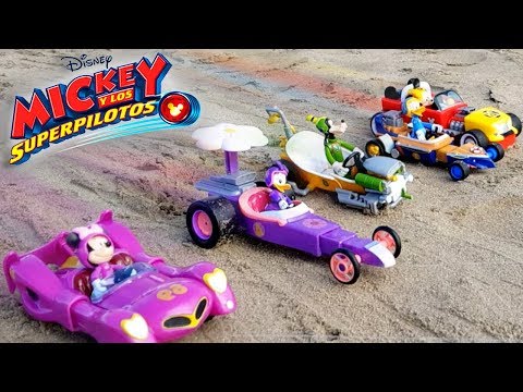 MICKEY Y LOS SUPER PILOTOS CARRERA PLAYA Disney Channel MICKEY AND THE ROADSTER RACERS