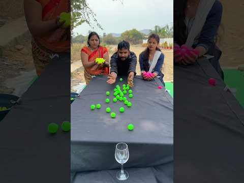 best ball poring family challenge ✅ #shorts #game