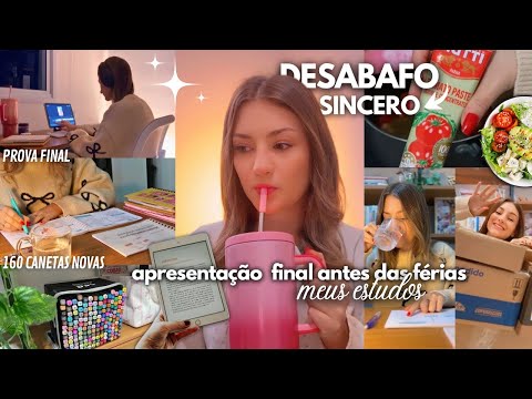 48 horas da minha rotina produtiva: última aula antes das férias, prova final, canetas e cadernos
