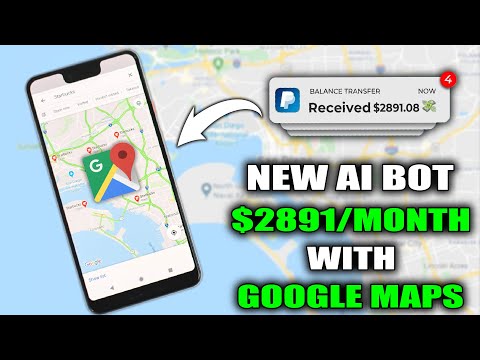 Makes $2891 Per Month Using Google Maps (New Ai Bot) | Make Money with Google Maps