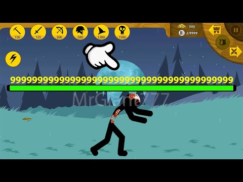 UNLIMITED HP HEALTH x9999999... ZOMBIE VS FINAL BOSS MAX UPGRADE | Stick War Legacy Mod | MrGiant777