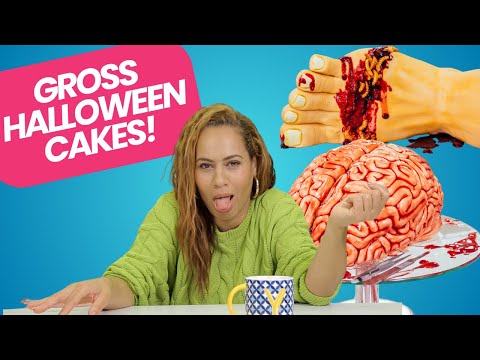 TOP 3 Halloween CAKES To Gross Your Friends Out! | How to Cake It