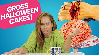 TOP 3 Halloween CAKES To Gross Your Friends Out! | How to Cake It
