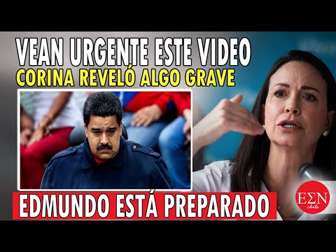 ¡URGENTE! Corina se ACABA de pronunciar FUERTEMENTE contra la DICTADURA de MADURO