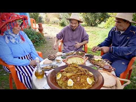 Inside a Secret Village in North Africa - Moroccan Village Food!!