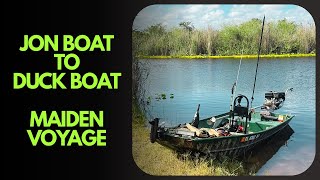 Maiden Voyage of My Duck Boat (Everglades Test Run!)