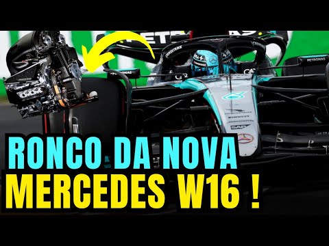 MERCEDES W16 É LIGADO PELA PRIMEIRA VEZ | CONFIRA O RONCO DO NOVO CARRO DO RUSSELL E ANTONELLI