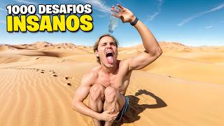 1000 Desafios INSANOS em 7 Dias *leão me pegou?