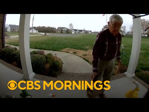 YouTube video thumbnail: A Doorbell Video Inspired Thousands of Strangers to Help Change man's Life