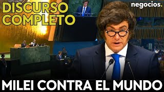 ÚLTIMA HORA | Milei se tira al cuello de la ONU: ataque directo y alabanzas a Donald Trump