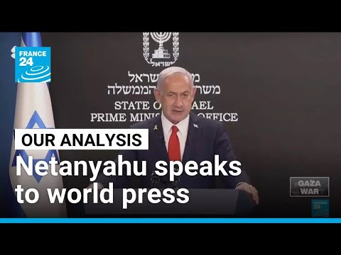 YouTube video thumbnail: Israel's Netanyahu Speaks to International Press - Our Analysis
