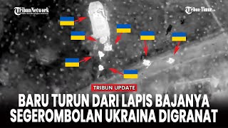 Tak Bisa Lari, Pasukan Ukraina Jadi Sasaran Granat Drone Rusia