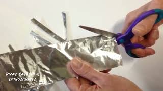 M0RRIA E NÃO SABIA - É SÓ CORTAR O PAPEL ALUMINIO e parei de gastar com isso.