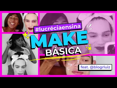 Fiz uma MAKE de "arrasar" no @blogrluiz 💄 | ELE AMOOOU! 🤭😁🤣 #lucreciaensina EP.2