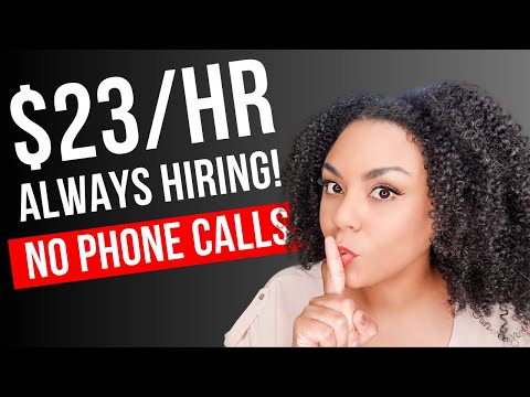 6 Non Phone Remote Jobs That Are Actually Always Hiring! Work From Home Jobs 2025!