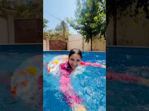 Mujhe Swimming aa gyi 😍 Thanks @Dushyant_kukreja #shorts #anurathi