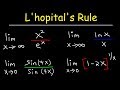Understanding Limits and L'Hopital's Rule