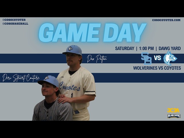 Coso Baseball vs San Bernardino Valley College