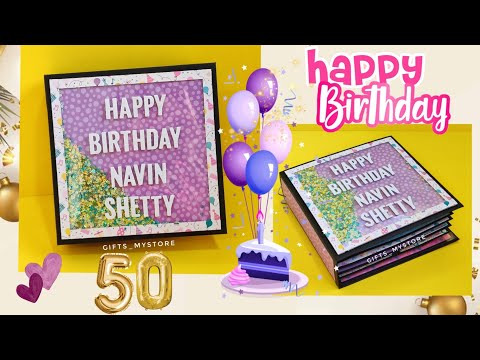 Most Special Gift 50th BIRTHDAY 🎂 - Handmade Album