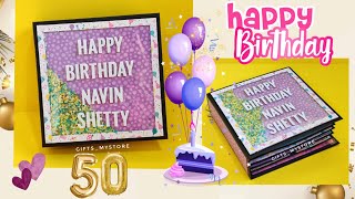 Most Special Gift 50th BIRTHDAY 🎂 - Handmade Album