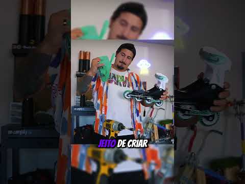 Esse cara criou um traje de roller! #curiosidades #incrível #divertido #criatividade #roller