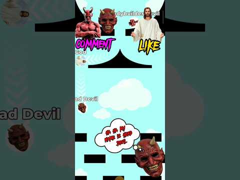 Can God Defeat The Head Devil and The Bodybuilder Devil? GVD Part-2 #shorts #memes #phonk #viral