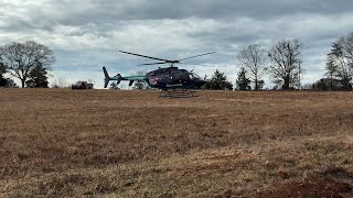 Worker airlifted after falling from roof