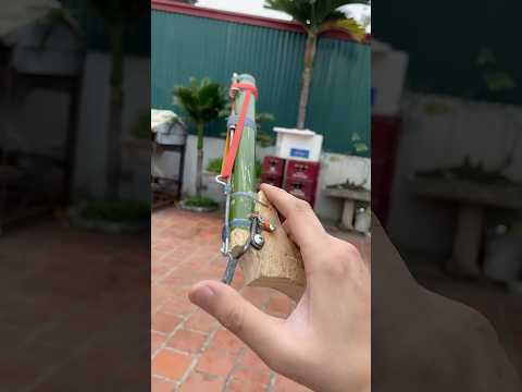 I made a childhood toy out of bamboo and matches#shorts