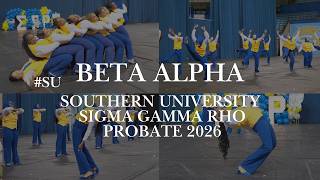 Sigma Gamma Rho | Beta Alpha | Probate | Spring 2026