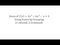 Understanding Zeros of a Cubic Function