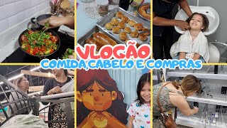 CABELO NOVO DA MAELLE | FOMOS A COMPRAS | FIZEMOS PÃO CASEIRO  e muito mais