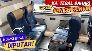KERETA BARU JAKARTA-TEGAL INI NYAMAN BANGEEET‼️ TRIP NAIK KA TEGAL BAHARI EKONOMI NEW GENERATION
