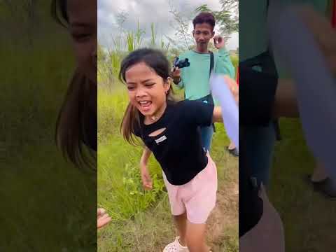 zulfa kaget dikasih belalang sama ayah