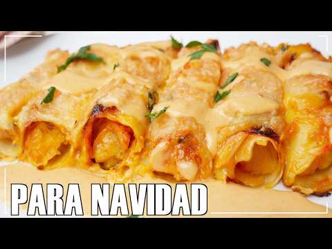 Canelones de PESCADO y MARISCO SOLO 30 MINUTOS | Para Nochebuena Para Nochevieja y Para Año nuevo.